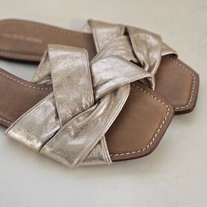 Elegant Metallic Sandals